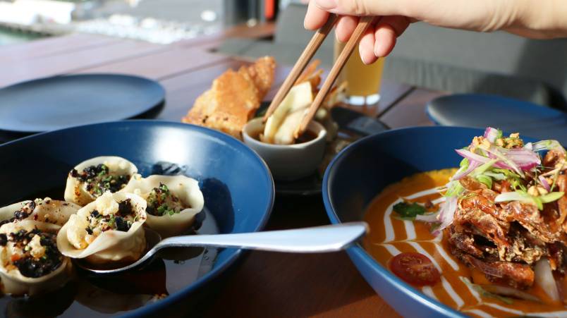 Plates of food