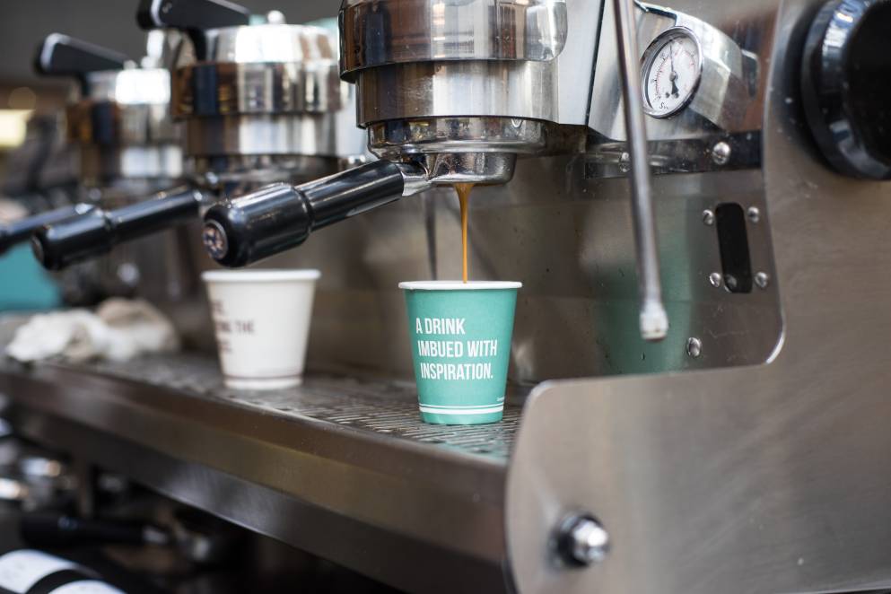 coffee being made