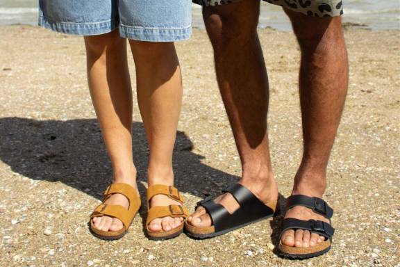 Birkenstocks at Pat Menzies