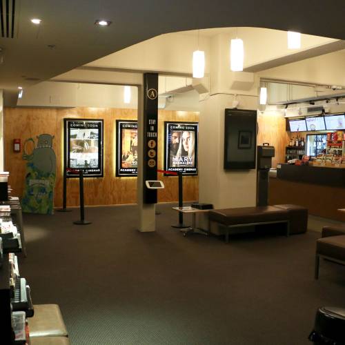 Interior of a cinema