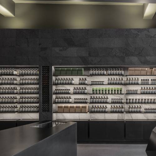 Interior of store