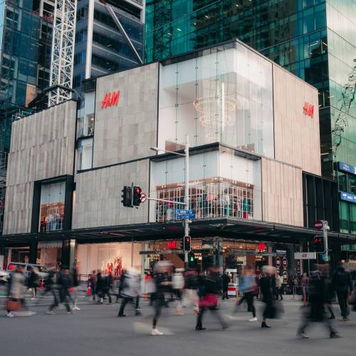 Outside view of H&M
