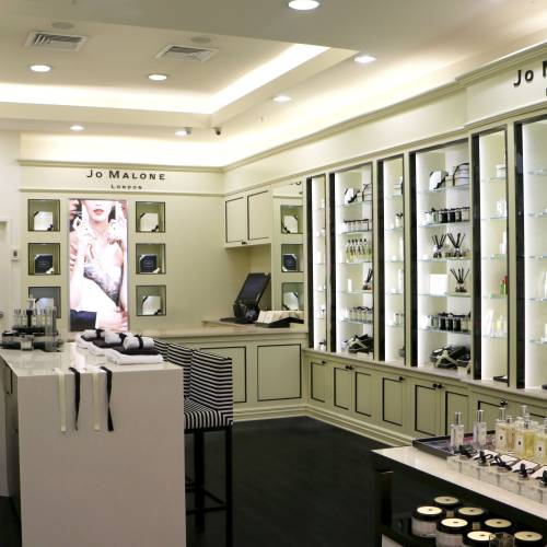 Beauty product showroom