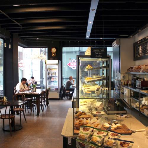Interior of eatery
