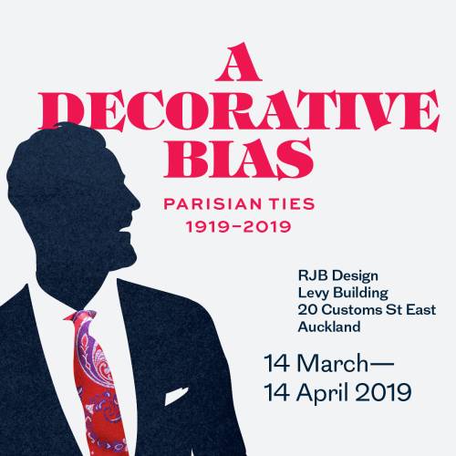 A Decorative Bias: Parisian Ties 1919-2019