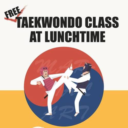 Taekwondo Class at Lunchtime