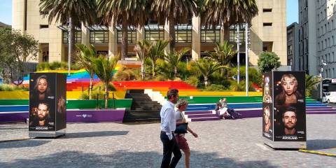 Auckland Pride Festival Steps