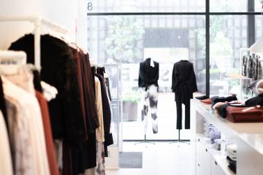Womens garments on display