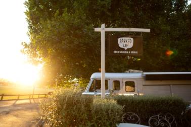 Van in the sun