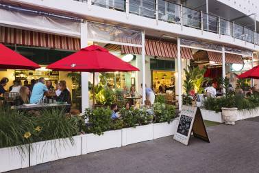 Exterior of restaurant