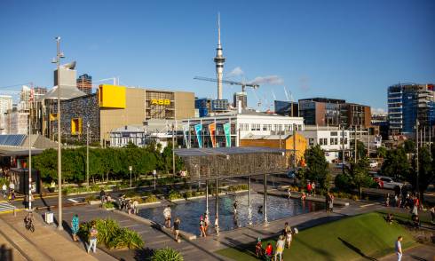 Daytime view of the city