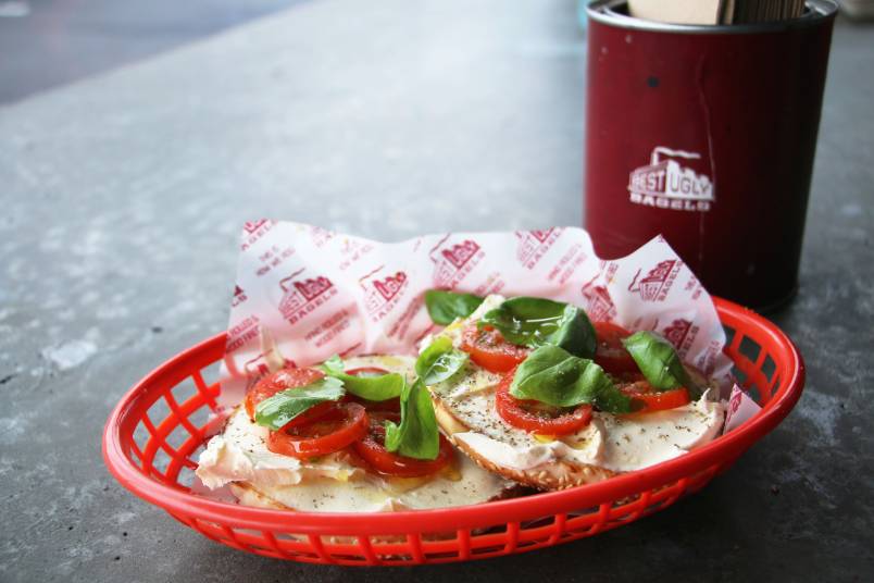 Tomato basil bagel