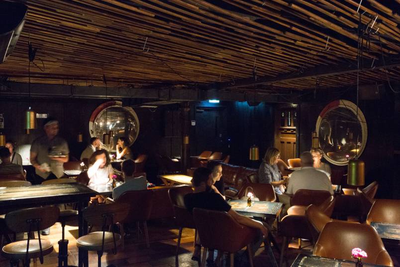 People sitting in a bar