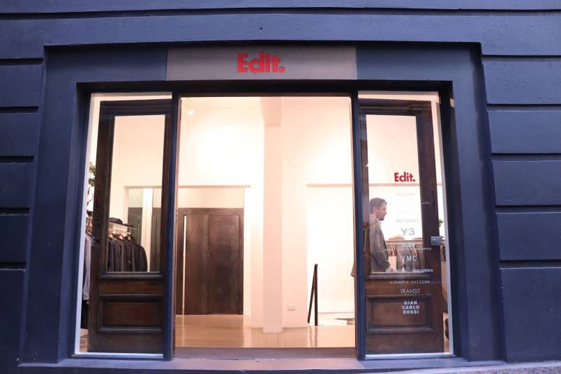 Exterior of store