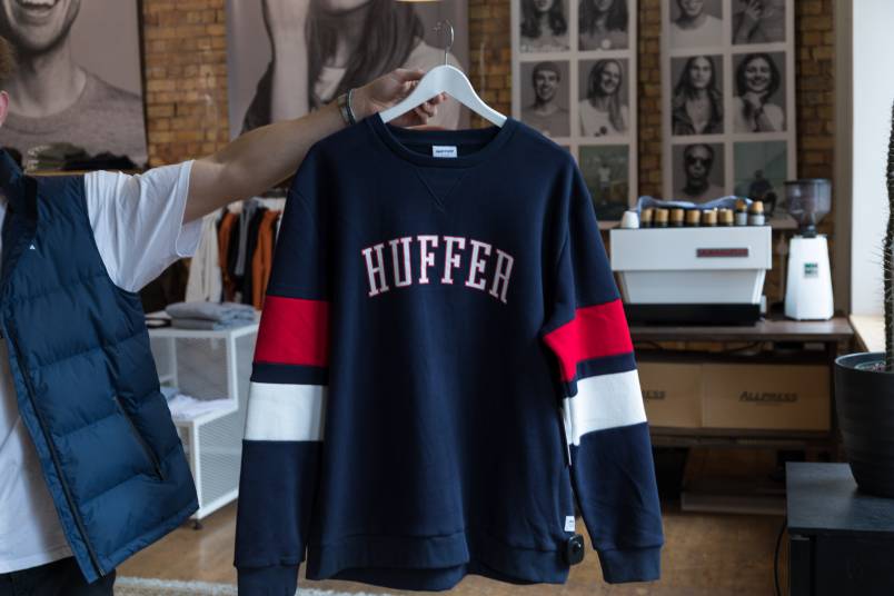 Man holding a jumper
