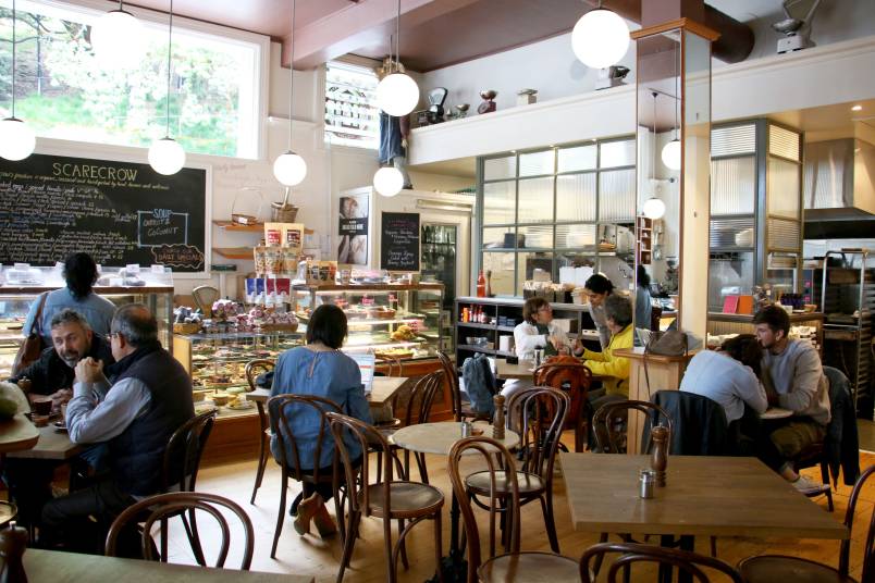 Interior of eatery