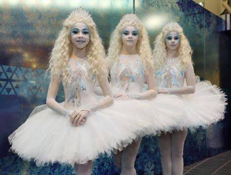 SkyCity snowflake ballerinas